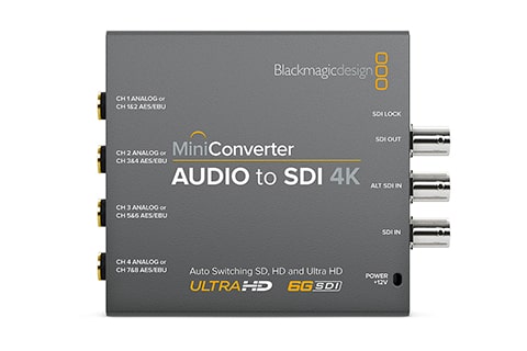 Mini Converter Audio to SDI 4K