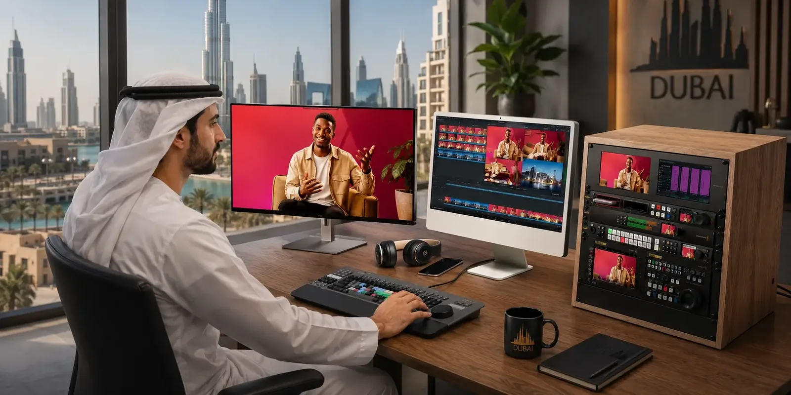 استوديو بث في دبي