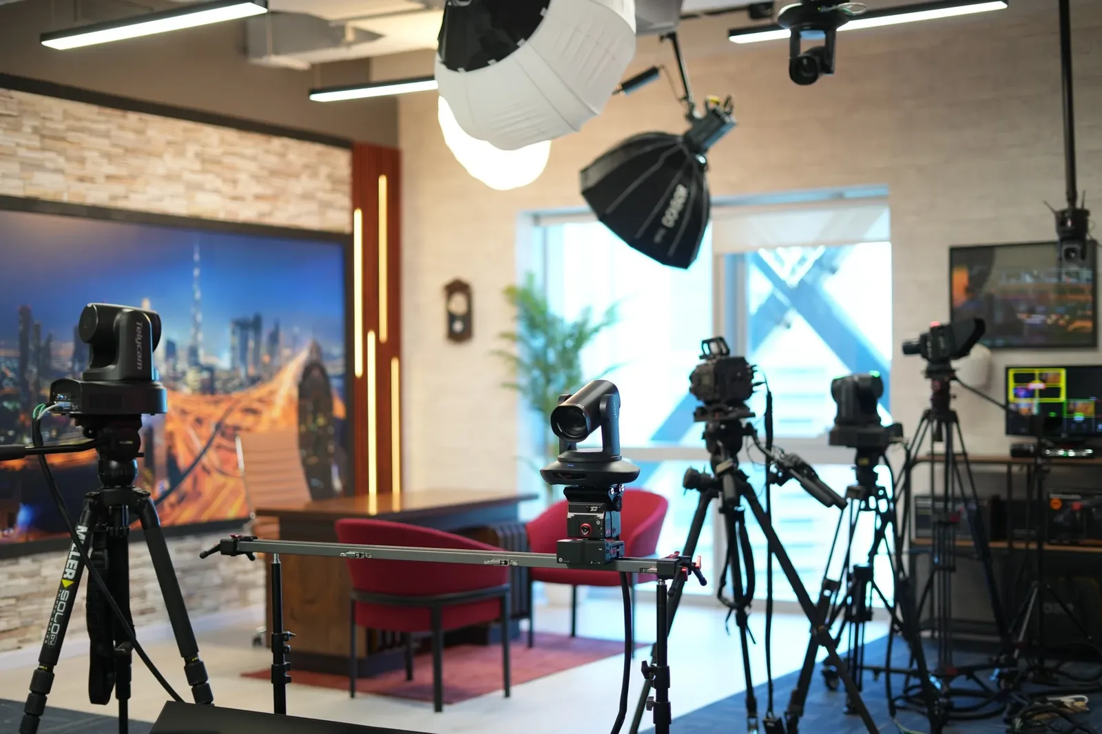 Live production studio