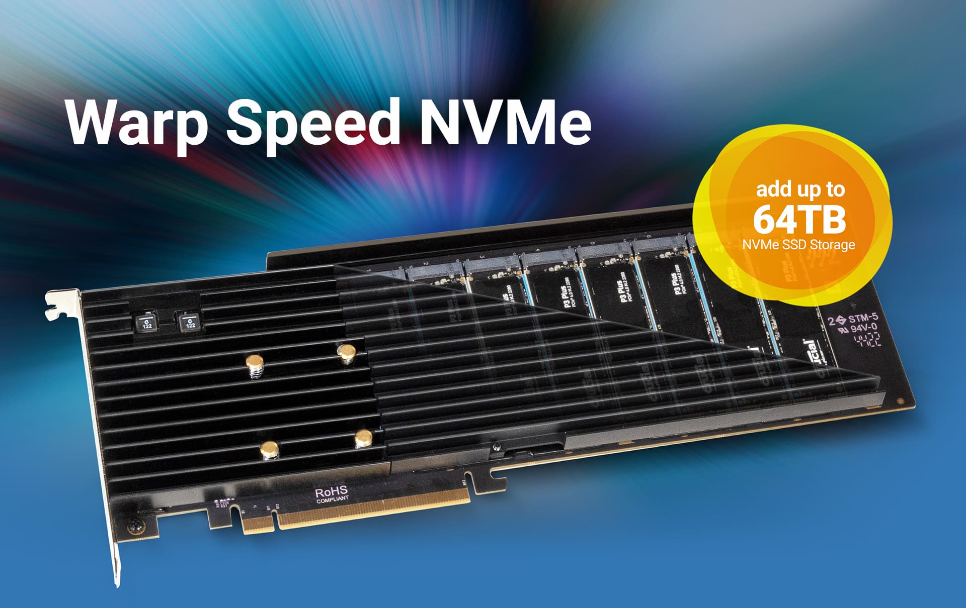 M.2 8x4 Silent Gen4 PCIe Card