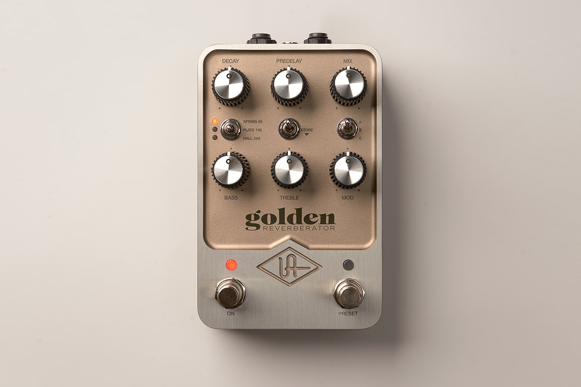 Universal Audio UAFX Golden Reverberator Stereo Effects Pedal