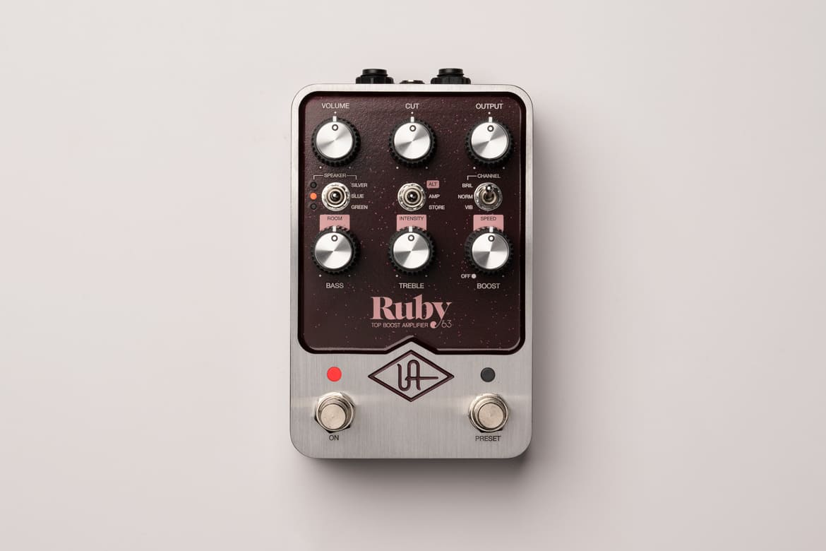 Universal Audio Ruby '63 Top Boost Amplifier Pedal