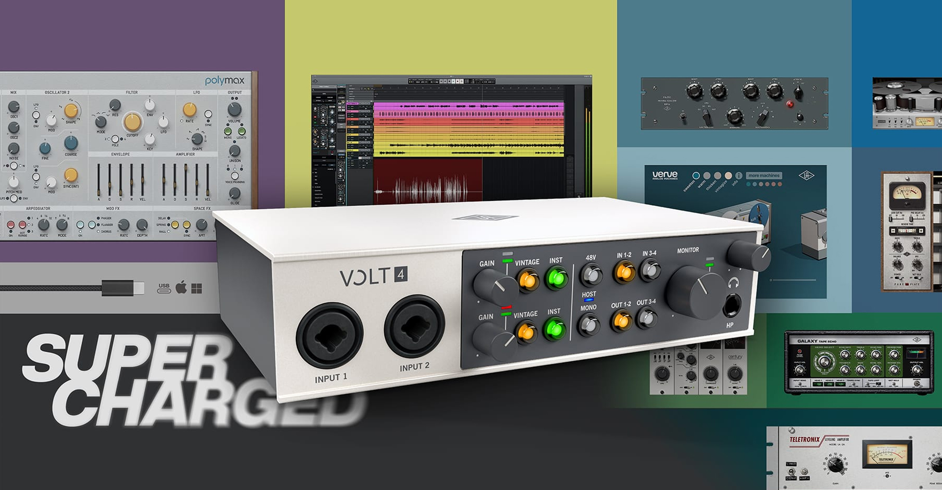 Universal Audio Volt 4 USB Recording Studio